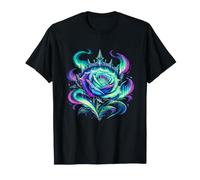 Rose épineuse Arc-en-Ciel Mystique Aura Flame Fantasy T-Shirt