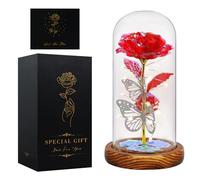 Rose Eternelle,Cadeau Noel Femme,Rose Belle et la Bete,Cadeaux Noel pour Maman,Sa Copine,Mamie,Soeur,Belle Soeur,Maitresse ,Meilleure Amie Anniversaire, Saint-Valentin, Thanksgiving Idee Cadeau Noel