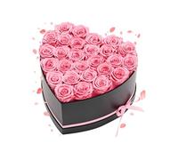 Rose Eternelle Conserve Des Couches et Une Texture Délicates Boîte de Cour 27PCS