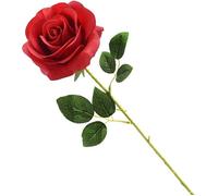 Rose Éternelle en Soie Élégante - Cadeau Romantique pour Saint-Valentin, Fête des Mères, Anniversaire - Décoration pour Salon, Maria