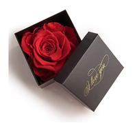 Rose éternelle Rouge boîte cadeau I Love You déclaration d'amour Je t'aime (Rouge)