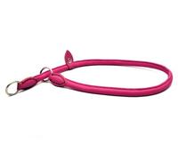 Rose fabriquée à la main en cuir véritable roulé Slip Chien ras du cou coloré Colliers (29