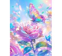 Rose Fantaisie Puzzle de 700 Pièces pour Adultes, 52x38cm Puzzles Classiques 700 pièces Adultes, Puzzle Stimulant Parfait pour Les Soirées de Jeu