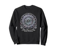 Rose Fenêtre Cathédrale Notre-Dame de Paris Sweatshirt