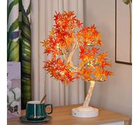Rose Fleur Baum mit Lumières Mini Arbre Ornament Chaud blanc LEDs Lumière Tableau Décoration Intérieur ou extérieur Verwendung für Noël Maison Fête Mariage