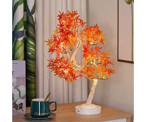 Rose Fleur Baum mit Lumières Mini Arbre Ornament Chaud blanc LEDs Lumière Tableau Décoration Intérieur ou extérieur Verwendung für Noël Maison Fête Mariage