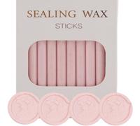 Rose Floral Sticks de sceau de cire, Atopbb 26pcs Klebepistole Sticks de sceau de cire pour tampon de sceau de cire, Mini Sticks de pistolet de sceau de cire pour 0,28'' Klebepistole (Rose Floral)