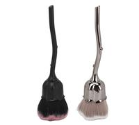 Rose Flower Makeup Fluffy Soft Face Face Powder Blush Nail Art Dust Remover Brosse pour la manucure