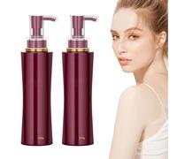 Rose Fragrance Corps Wash, 500 g de douche Golden Glow Gel, nettoyage doux pour tous les types de peau, hydratation et hydratation au miel, parfum floral de longue date de 24h (2Pcs)