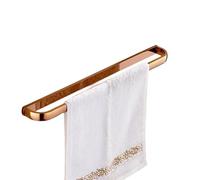 Rose Gold Brass Towel Rack Hanging Rods Bar Hooks Bath Shelf Toilet Brush Paper Holder Bathroom Hardware Organizer Accessories,Toilet Brush Holders (Single 57cm)