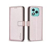 (Rose Gold,Multicolor)BINFEN COLOR BF17 For Honor 400 Lite Case Wallet Folio Flip Leather Cover