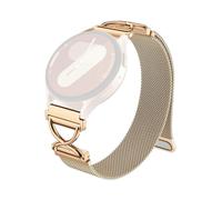 (Rose Gold,Multicolor)For Garmin Vivoactive 3 Vivoactive 3 Music Milanese Band Electroplated Stainless Steel Magnetic Watc