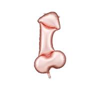 Rose Gold Penis Foil Balloon