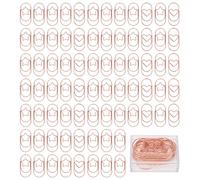Rose Gold Star Paper Clips Slip Prevention Cute Paper Clips Office Office Organisation de l'école de bureau