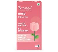 Rose Green Tea 27 Tea Bags (25 Tea Bags + 2 Free Exotic Samples + 2 Free Honey Sachets)