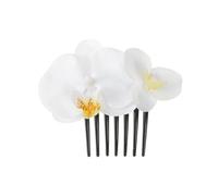 Rose Hair Clip Lot de 2 pinces à cheveux doubles en flanelle rose for femmes et filles, bandeau, fourchette, peigne, épingle, fleur(Color10)