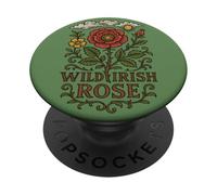 Rose Irlandaise Sauvage Irlande Roses Art PopSockets PopGrip Adhésif