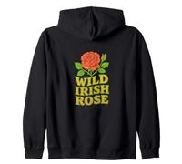Rose Irlandaise Sauvage Irlande Roses Art Sweat à Capuche