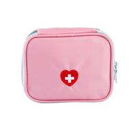 (Rose) Kit vide de premiers secours Portable, pochette fourre-tout, petits sacs de rangement pour intervenants, sac Compact