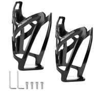 ROSE KULI Lot de 2 porte-bidons de vélo pour VTT et vélo de route, noir | Porte-gobelet stable pour bouteille d'eau - Convient pour vélo, vélo électrique et VTT