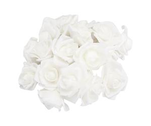 Rose LED Guirlandes Chaud Blanc Rose 20 Lumières 9.8ft USB Guirlandes Bricolage Décoration Boîte Bouquets Fête De Mariage De Noël (Modèle 3M 20 Lights-Warm White Rose-USB)