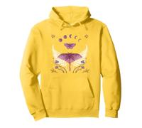 Rose Luna Moth Mystical Whimsigoth Art Episodique Dessin Sweat à Capuche