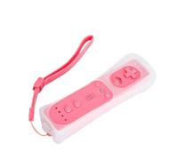 Manettes Wiimote remote avec cas Pour Wii Nintendo Rose G