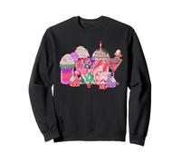 Rose Merry Christmas Coffee Cocktails Holiday Drink Graphic Sweatshirt