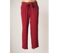 rose mon amour pantalons femme de couleur rouge 38