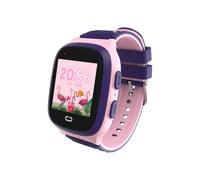 (Rose) Montre connectée adulte GPS SOS Bluetooth avec géolocalisation, étanche, appareil photo, appels