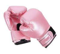 Rose Moufles de Boxe, Doublure en Mousse pour Garçon et Filles, 1 Paire | Cuir PU et Mousse, Poignet Renforcé à Scratch Large, pour Paquet de Frappe, Cours Sportifs et Maison