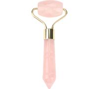 Rose naturelle Soudure au quartz Or Métal Rouleau Massant Jade Beauté () B3