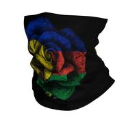 Rose Nouvelle-Calédonie Drapeau De La Nouvelle-Calédonie Homme Femme Snood Léger Tour De Cou Multifonctionnel Écharpe Tube pour Voyage Vélo Randonnée Moto