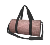 Rose Or Rose Imprimé, Sac de Voyage de Grande capacité, Sac à Main Rond, Sac de Voyage de Sport, fourre-Tout, Sac de Fitness