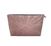 Rose Or Rose Imprimé, Trousse de Toilette Trousse de Maquillage Sac à cosmétiques Trousse de Toilette de Voyage Portable