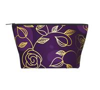Rose Or-Violet, Trousse de Toilette Trousse de Maquillage Sac à cosmétiques Trousse de Toilette de Voyage Portable