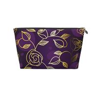 Rose Or-Violet, Trousse de Toilette Trousse de Maquillage Sac à cosmétiques Trousse de Toilette de Voyage Portable