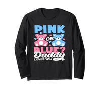 Rose ou Bleu Daddy Loves You Bear Sexe révéler bébé Manche Longue