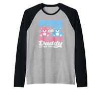 Rose ou Bleu Daddy Loves You Bear Sexe révéler bébé Manche Raglan