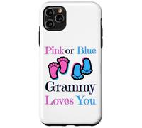 Rose ou Bleu Grammy Loves You Baby Girl Or Boy Coming Soon Coque pour iPhone 11 Pro Max