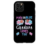Rose ou Bleu Grandpa Love You Baby Shower Révélation Pap Coque pour iPhone 11 Pro