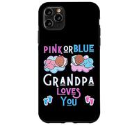 Rose ou Bleu Grandpa Love You Baby Shower Révélation Pap Coque pour iPhone 11 Pro Max