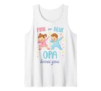 Rose ou Bleu Grandpa Loves You Baby Débardeur