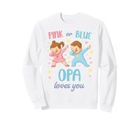 Rose ou Bleu Grandpa Loves You Baby Sweatshirt