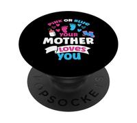 Rose ou Bleu « Your Mother Loves You » PopSockets PopGrip Adhésif