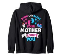Rose ou Bleu « Your Mother Loves You » Sweat à Capuche