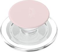 Rose pâle - Soleil de coucher de soleil minimaliste pour l'art abstrait d'été PopSockets PopGrip pour MagSafe