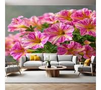 Rose Papier Peint 300x210 cm Fleur de gloire du matin Panoramique 3D Poster Geant Mural Photo Muraux Pour Salon Chambre à Coucher Maison Décoration Intérieure Moderne