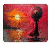 Rose Petit Tapis de Souris 300x250mm avec Base en Caoutchouc Antidérapant et Imperméable, Gaming Tapis de Souris pour Femmes, Hommes, Ordinateurs Portables sans Fil, Cadeau Homme, Femme A-3961