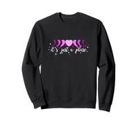 Rose Phase de la lune Cœur - I'll Get Over It... Graphique rose Sweatshirt